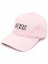 Embroid Logo Ball Cap Lilac - GANNI - BALAAN 2