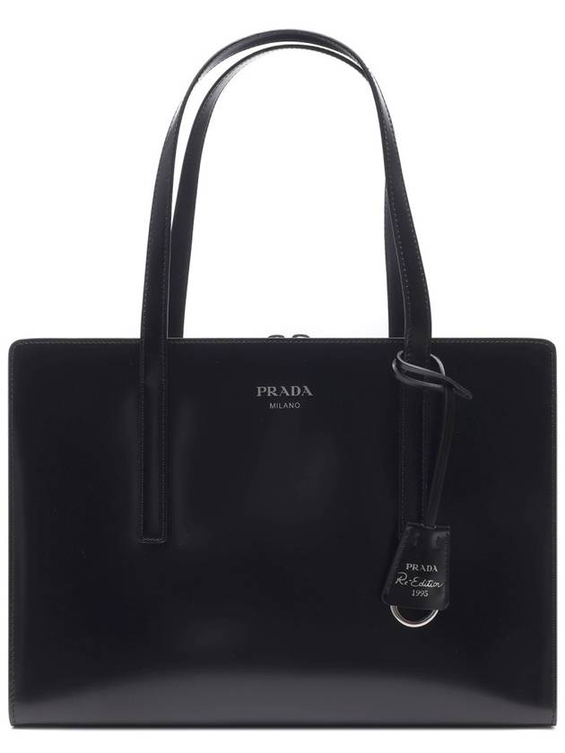 Re-Edition 1995 Medium Shoulder Bag Black - PRADA - BALAAN.