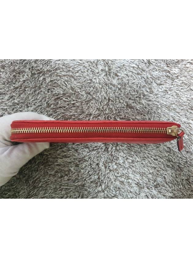 Seema zipper long wallet red - GUCCI - BALAAN 6