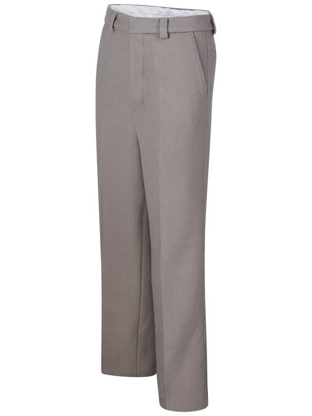 Wool Wide Pants Grey - AMI - BALAAN 3