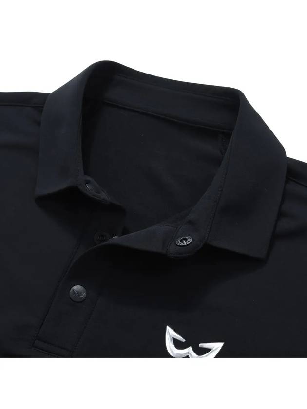 Golf Wear Functional Basic Golf T-Shirt WB21FAMT05BK Black - WHITEBALL - BALAAN 5