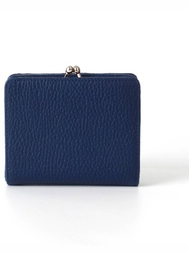 Grain Leather Coin Half Wallet Navy - VIVIENNE WESTWOOD - BALAAN 3