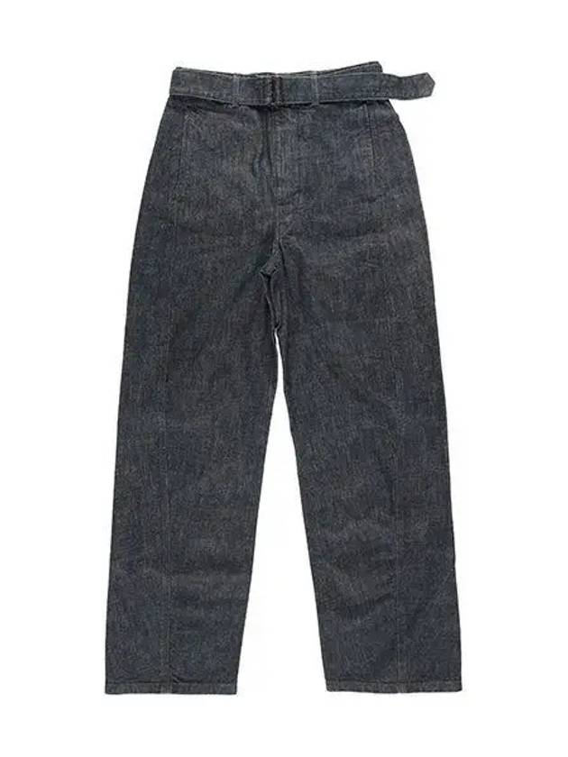 Twisted Belt Straight Jeans Indigo - LEMAIRE - BALAAN 2