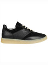 6 Court Paneled Lace-Up Low-Top Sneakers black - MAISON MARGIELA - BALAAN 1