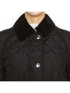 Diamond Quilted Nylon Jacket Black - BURBERRY - BALAAN 10