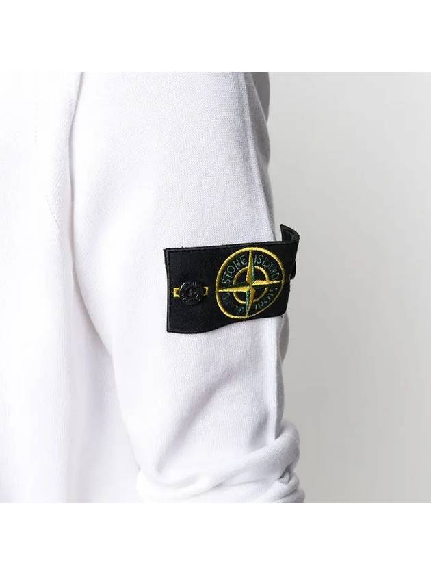 Wappen Patch Cotton Knit Top White - STONE ISLAND - BALAAN 7