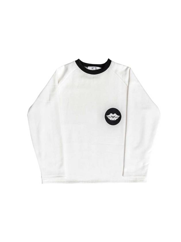 Lip Mark Sweatshirt SW08 WHITE - PLA.Y_P - BALAAN 1