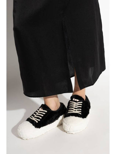 Marni Fur Sneakers, Women's, Black - MARNI - BALAAN 2