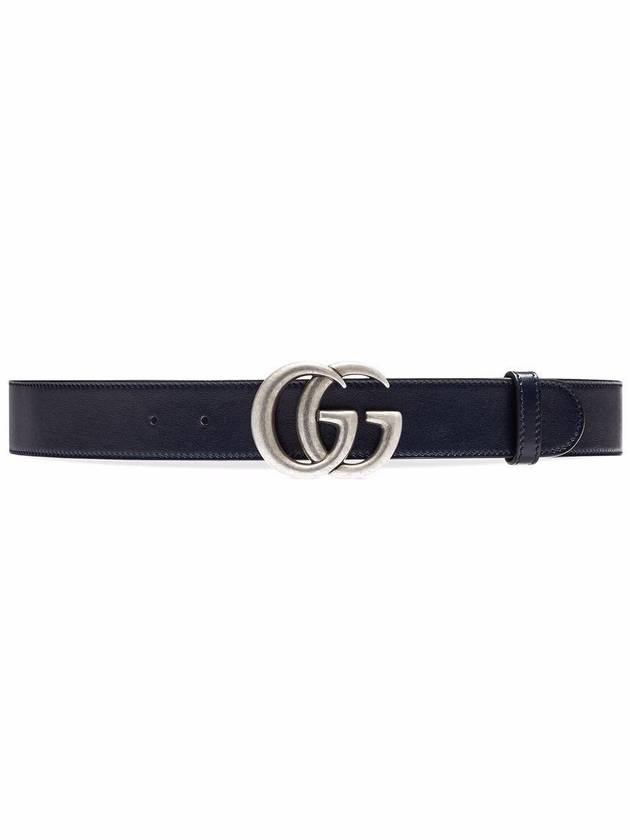 GG Marmont Reversible Leather Belt Beige - GUCCI - BALAAN 4