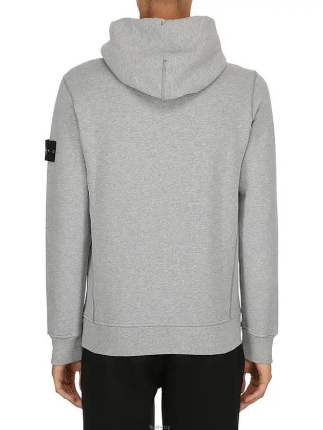 Stone Island Compass Waffen Sleeve Hooded Sweatshirt Gray 691562820 V1064 - STONE ISLAND - BALAAN 5