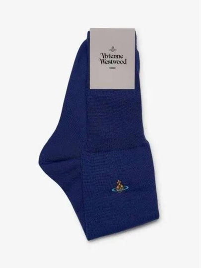 ORB Embroidery Socks Navy - VIVIENNE WESTWOOD - BALAAN 2