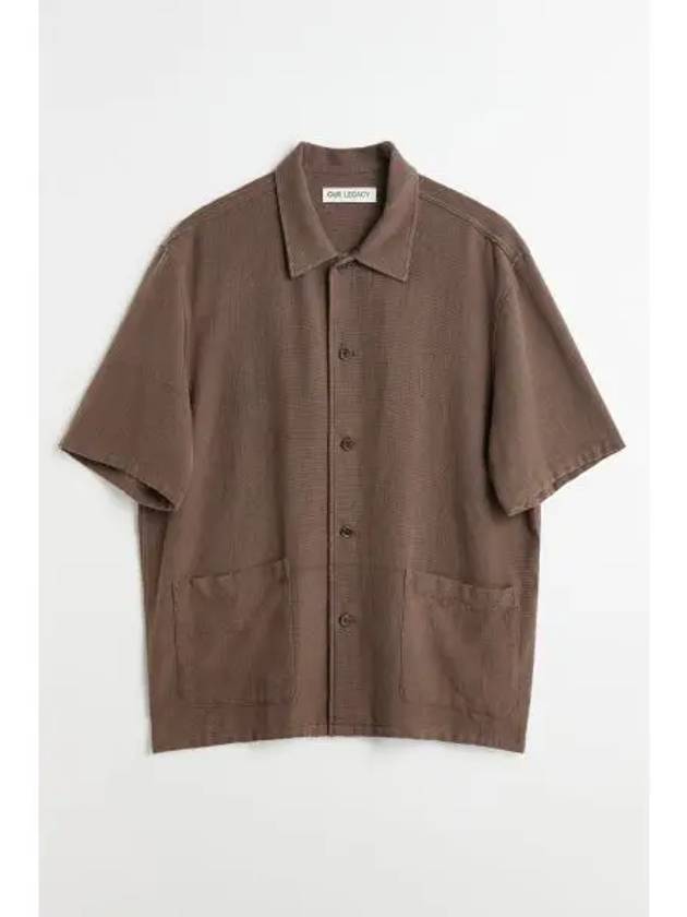 Elder Short Sleeve Shirt Brown - OUR LEGACY - BALAAN 2