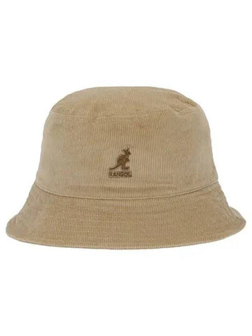 K4228HT BEIGE Cord Corduroy Bucket Hat - KANGOL - BALAAN 1