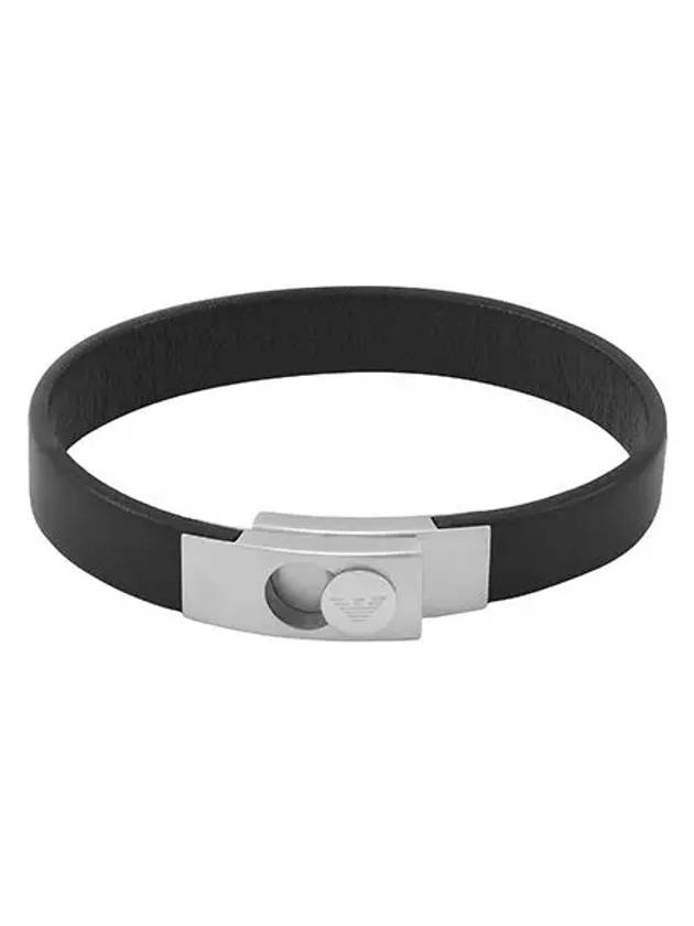 Armani EGS3087040 Strap Leather Men s Bracelet - EMPORIO ARMANI - BALAAN 3