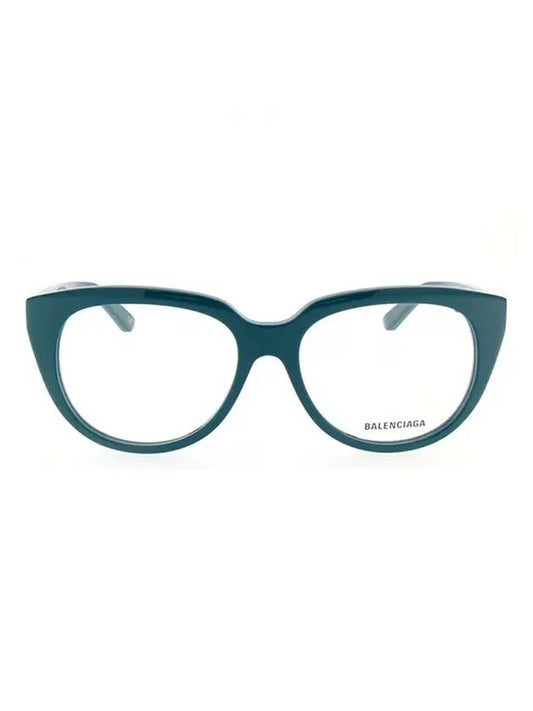 Eyewear Cat Eye Acetate Glasses Teal - BALENCIAGA - BALAAN.