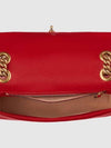 GG Marmont small shoulder bag red 443497 - GUCCI - BALAAN 4