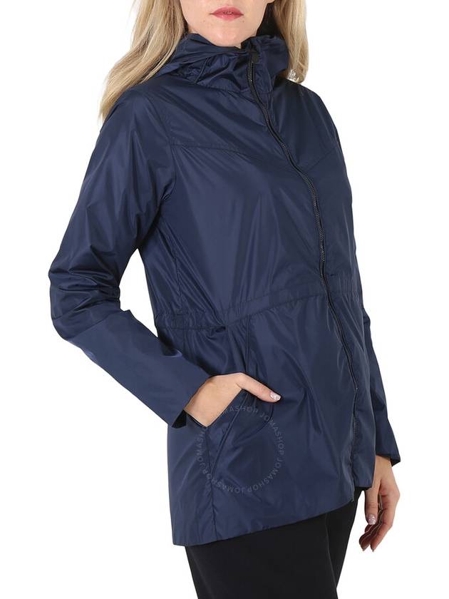 Save The Duck Ladies Navy Blue Hera Hooded Windbreaker Jacket, Brand Size 0 (X-Small) - SAVE THE DUCK - BALAAN 3