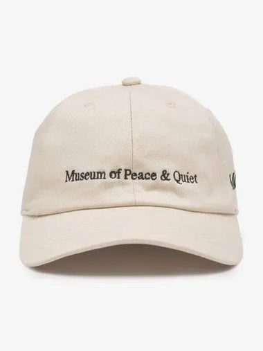 MUSEUM OF PEACE QUIET Web Dead Ball Cap Bone MOPQFALL2215BNBONE - MUSEUM OF PEACE & QUIET - BALAAN 1