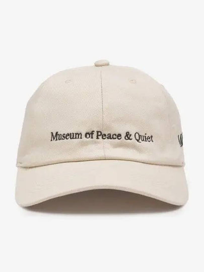 MUSEUM OF PEACE QUIET Web Dead Ball Cap Bone MOPQFALL2215BNBONE - MUSEUM OF PEACE & QUIET - BALAAN 1