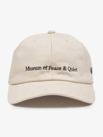 MUSEUM OF PEACE QUIET Web Dead Ball Cap Bone MOPQFALL2215BNBONE - MUSEUM OF PEACE & QUIET - BALAAN 1