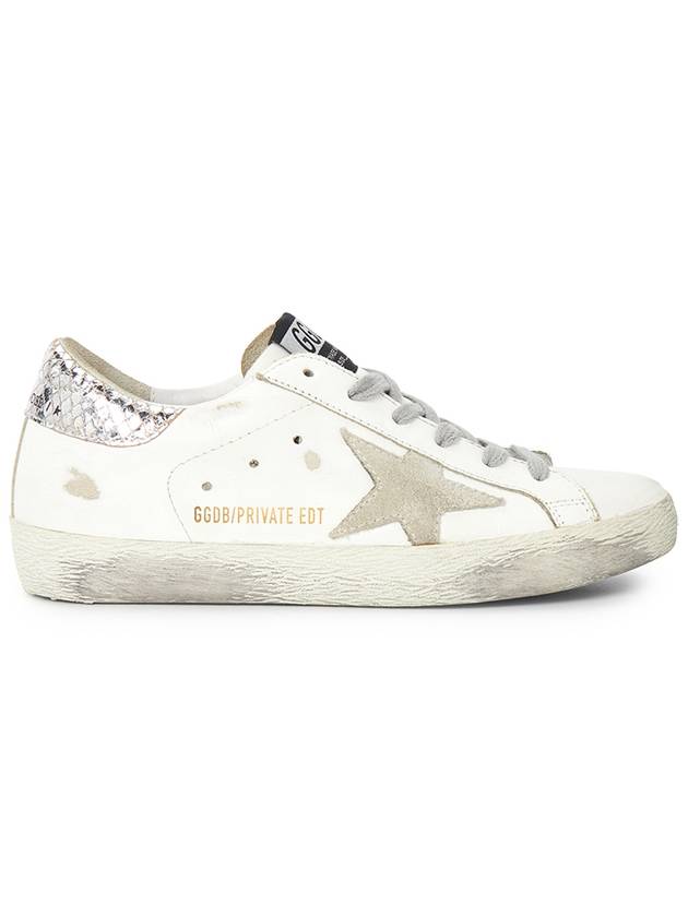 Silver Tab Super Star Low Top Sneakers White - GOLDEN GOOSE - BALAAN 6