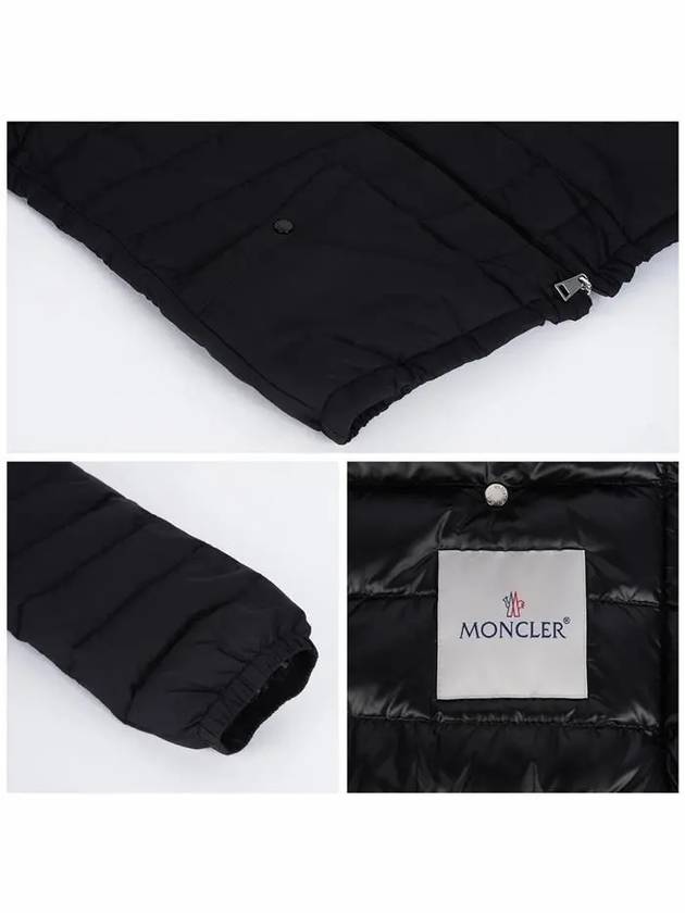 Hede Hooded Short Down Padding Black - MONCLER - BALAAN 7