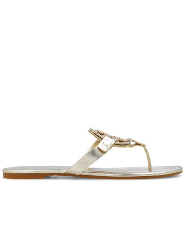 Tory Burch ‘Miller’ Slides, Women's, Gold - TORY BURCH - BALAAN 1