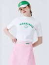 Mongbuddy 5-part slim fit t-shirt WHITE - MONBIRDIE GOLF - BALAAN 9