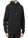 Men's Chest Small Logo Hoodie Black - SAINT LAURENT - BALAAN 2