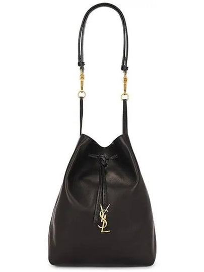 Paris VII Pochon Lambskin Tote Bag Black - SAINT LAURENT - BALAAN 2