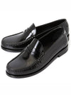 Le Leather Loafer Black - SAINT LAURENT - BALAAN 2