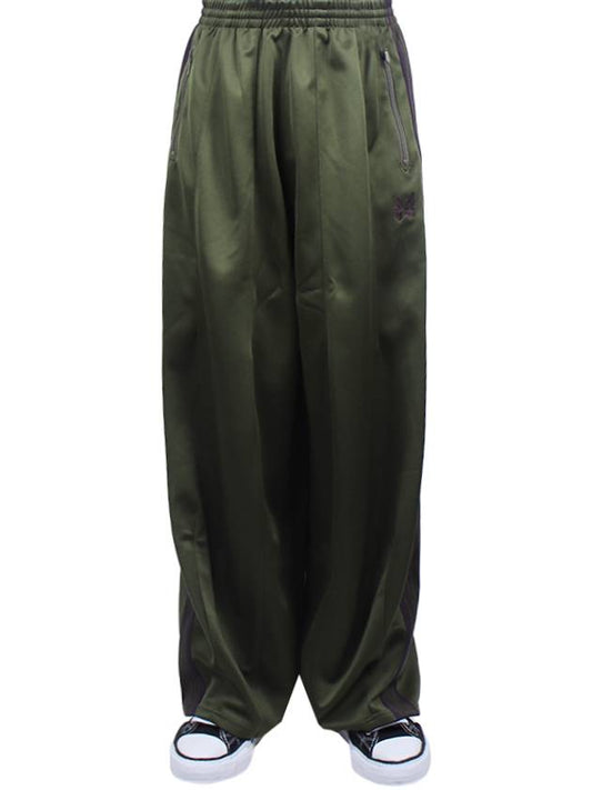 24SS Men's HD Track Pants Poly Smooth Olive OT232 OLIVE - NEEDLES - BALAAN 2