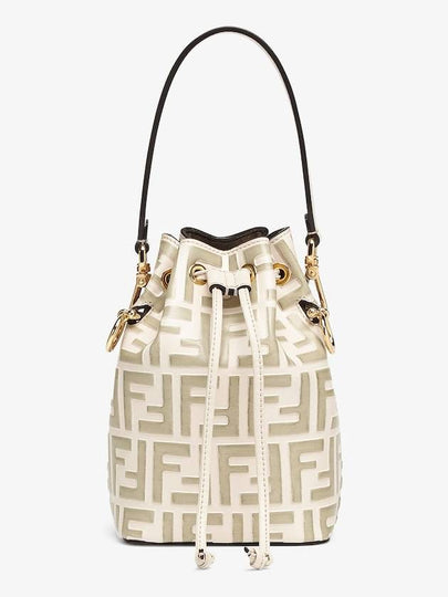 Mon Tresor Small Bucket Bag Beige - FENDI - BALAAN 2