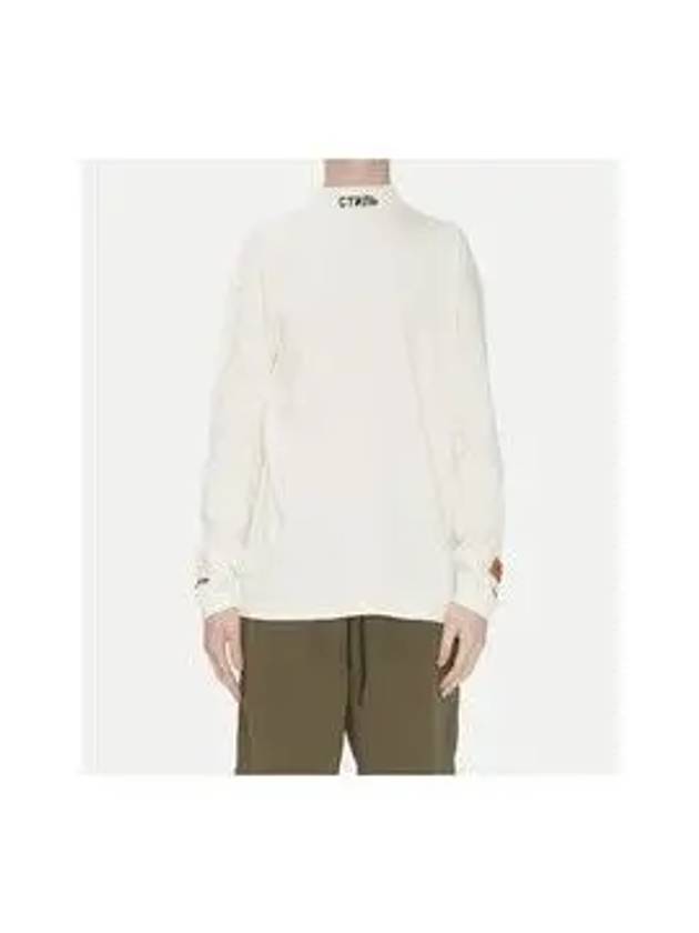 Men s White CTNMB Long Sleeve Turtleneck T Shirt HMAB017C99JER0010110 - HERON PRESTON - BALAAN 8