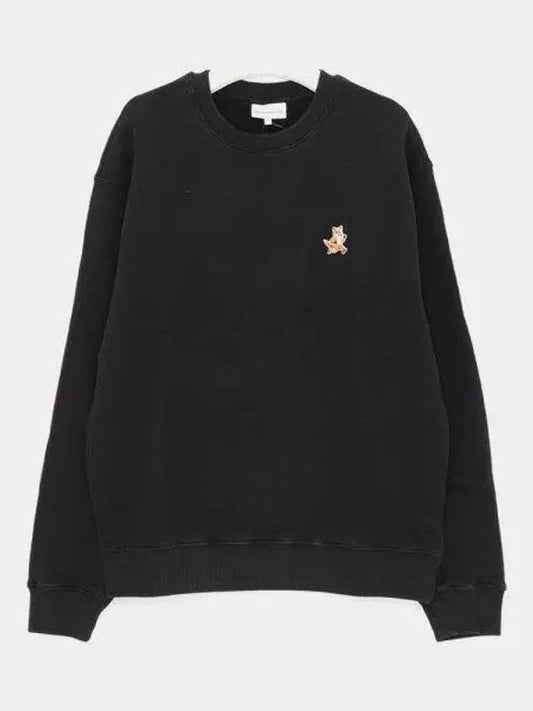 Fox Cotton Sweatshirt Black - MAISON KITSUNE - BALAAN 2