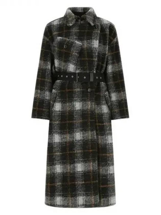 22FW Doublebreasted check coat MA1221 22A012E 02AN Other 271288 - ISABEL MARANT - BALAAN 1