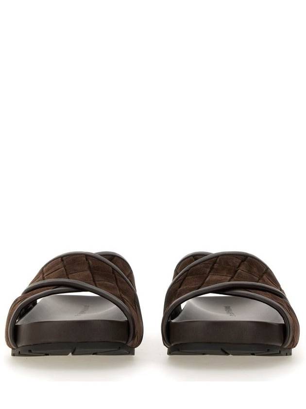 Tarik Suede Sandals Fondant - BOTTEGA VENETA - BALAAN 5