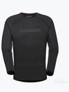 Selune Logo Long Sleeve T-Shirt Black - MAMMUT - BALAAN 2