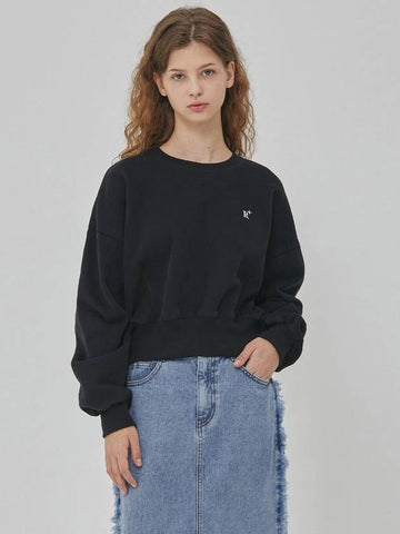 Cropped Steady Shirt Black - RYUL+WAI: - BALAAN 1