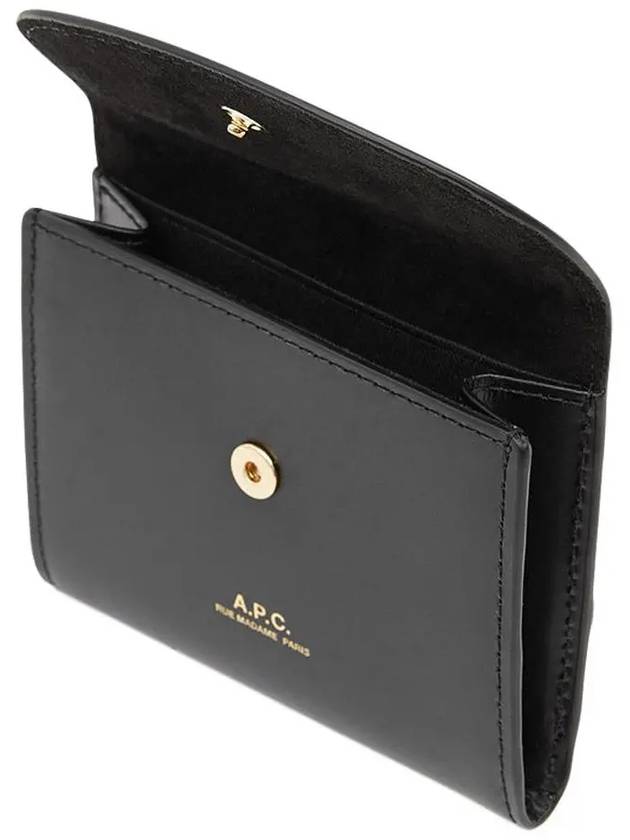 Geneve Flap Card Wallet Black - A.P.C. - BALAAN 5