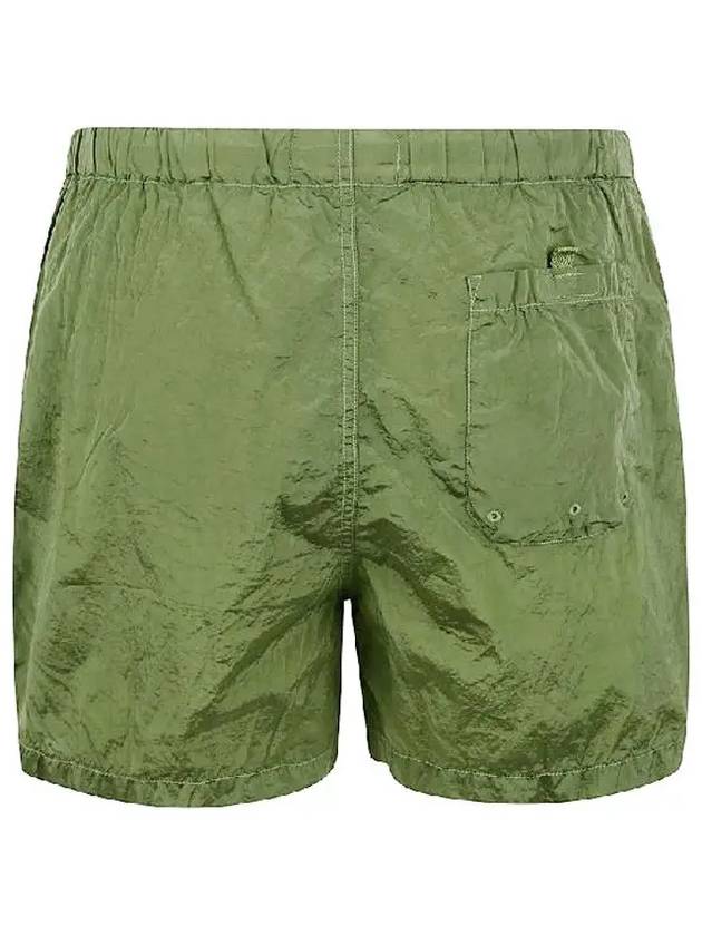 Waffen Patch Nylon Metal Swim Shorts Green - STONE ISLAND - BALAAN.