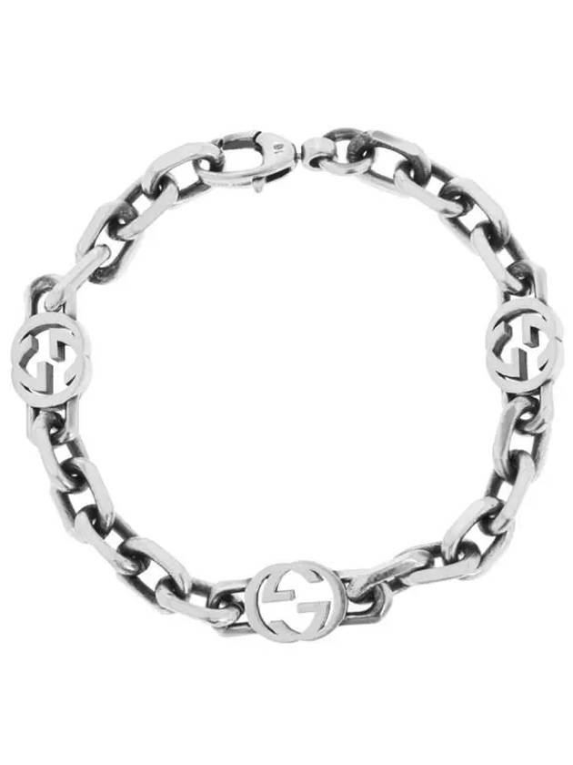 Interlocking G Bracelet Silver - GUCCI - BALAAN 3