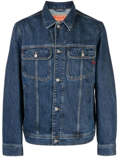 Men's D Barcy Denim Jacket Blue - DIESEL - BALAAN 2