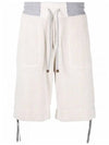 Drawstring cotton shorts beige - BRUNELLO CUCINELLI - BALAAN 2