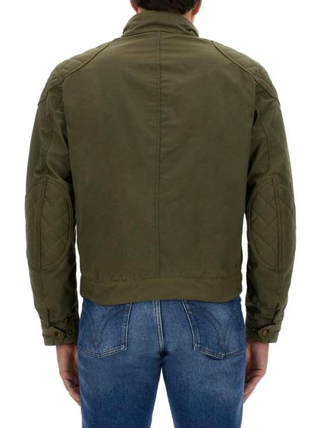 Brooklands Motorcycle Jacket Oligr Green - BELSTAFF - BALAAN 4