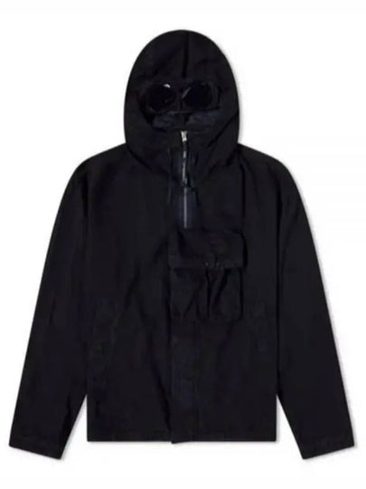 Men's Detachable Goggle Hooded Jacket Black - CP COMPANY - BALAAN 2