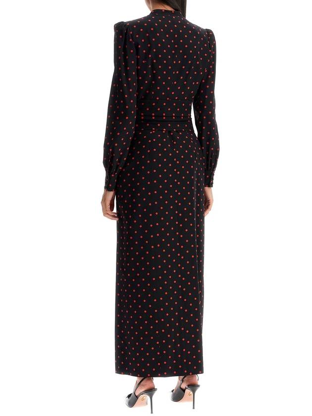 silk maxi dress with polka dots - ALESSANDRA RICH - BALAAN 3