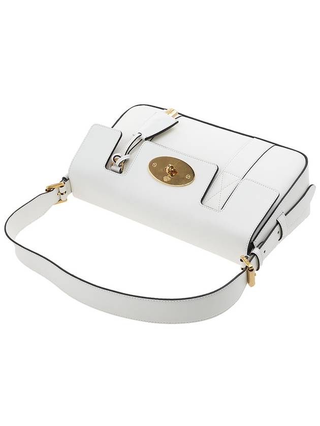 Bayswater Classic Smooth Leather Shoulder Bag White - MULBERRY - BALAAN 5