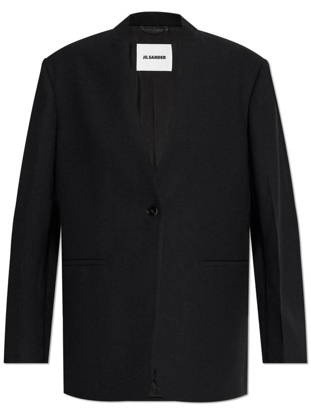 JIL SANDER Wool Blazer, Women's, Black - JIL SANDER - BALAAN 1