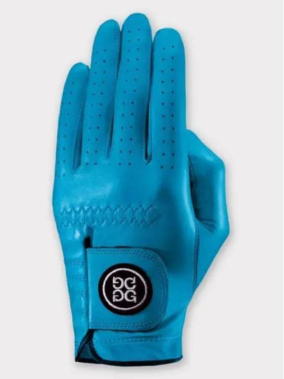 Circle GS Logo Leather Golf Gloves Blue - G/FORE - BALAAN 2